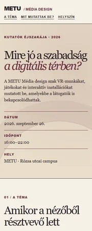 Szerkesztett lap mobilnézetének részlete