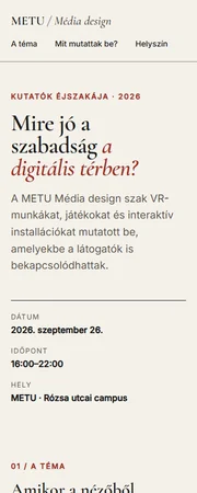 Minimalista mobilnézetének részlete